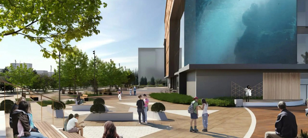 Возле РМК-Арены благоустроят пространство для прогулок, спорта и отдыха 